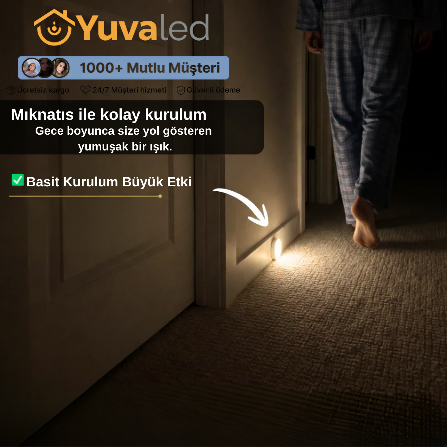 YuvaLed Sensörlü Işık